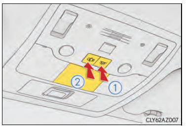 Gebruik van de interieurverlichting
