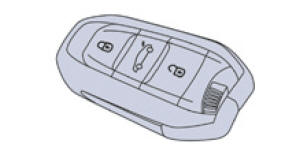 Elektronische sleutel "Keyless entry and start"-systeem